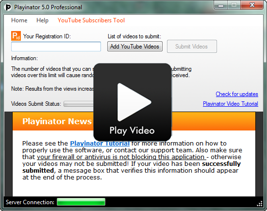 Playinator YouTube Views Increaser